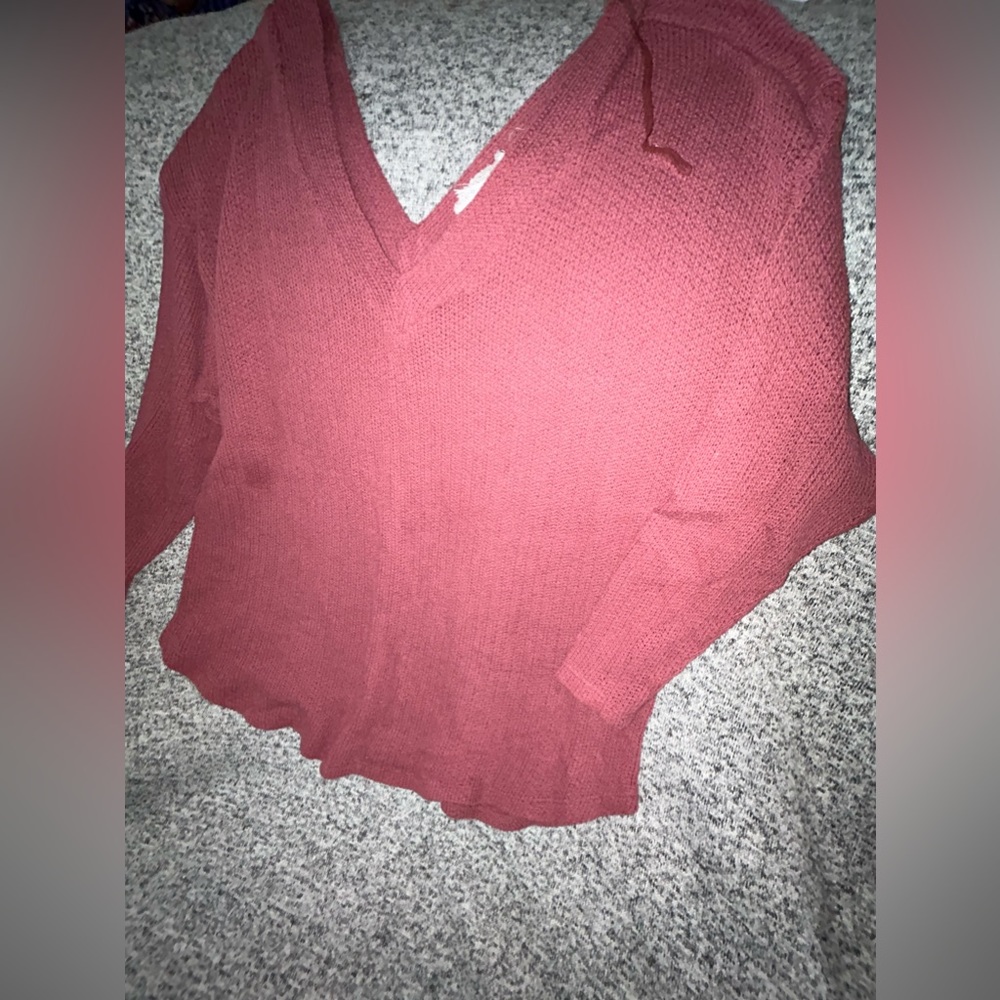 Rose Pink Off shoulder Sweater